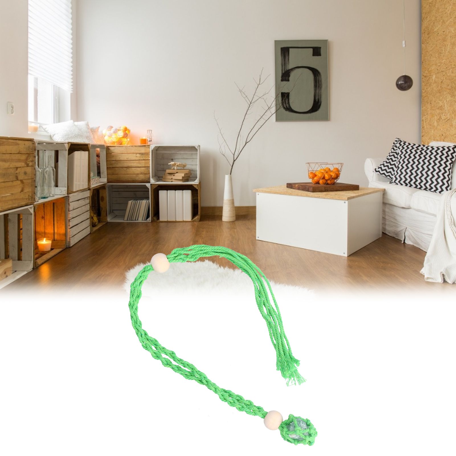 3pcs Net Bag Necklace Empty Stone Holder Rope Replacement Adjustable Necklace view 12