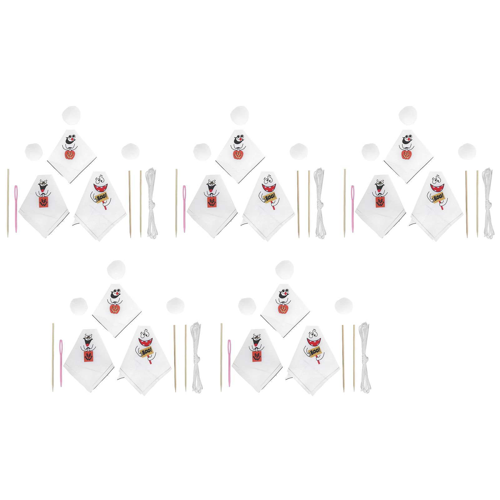 5Set Halloween Hanging Ghost Pumpkin Ghost Ornament Halloween Hanging — image 1