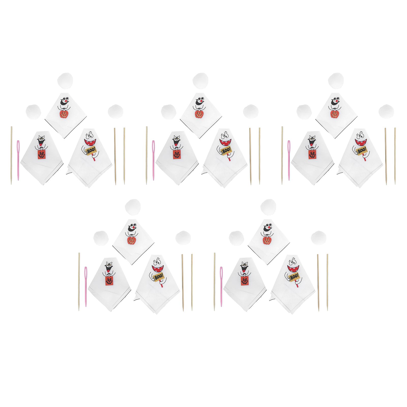 5Set Halloween Hanging Ghost Pumpkin Ghost Ornament Halloween Hanging view 2