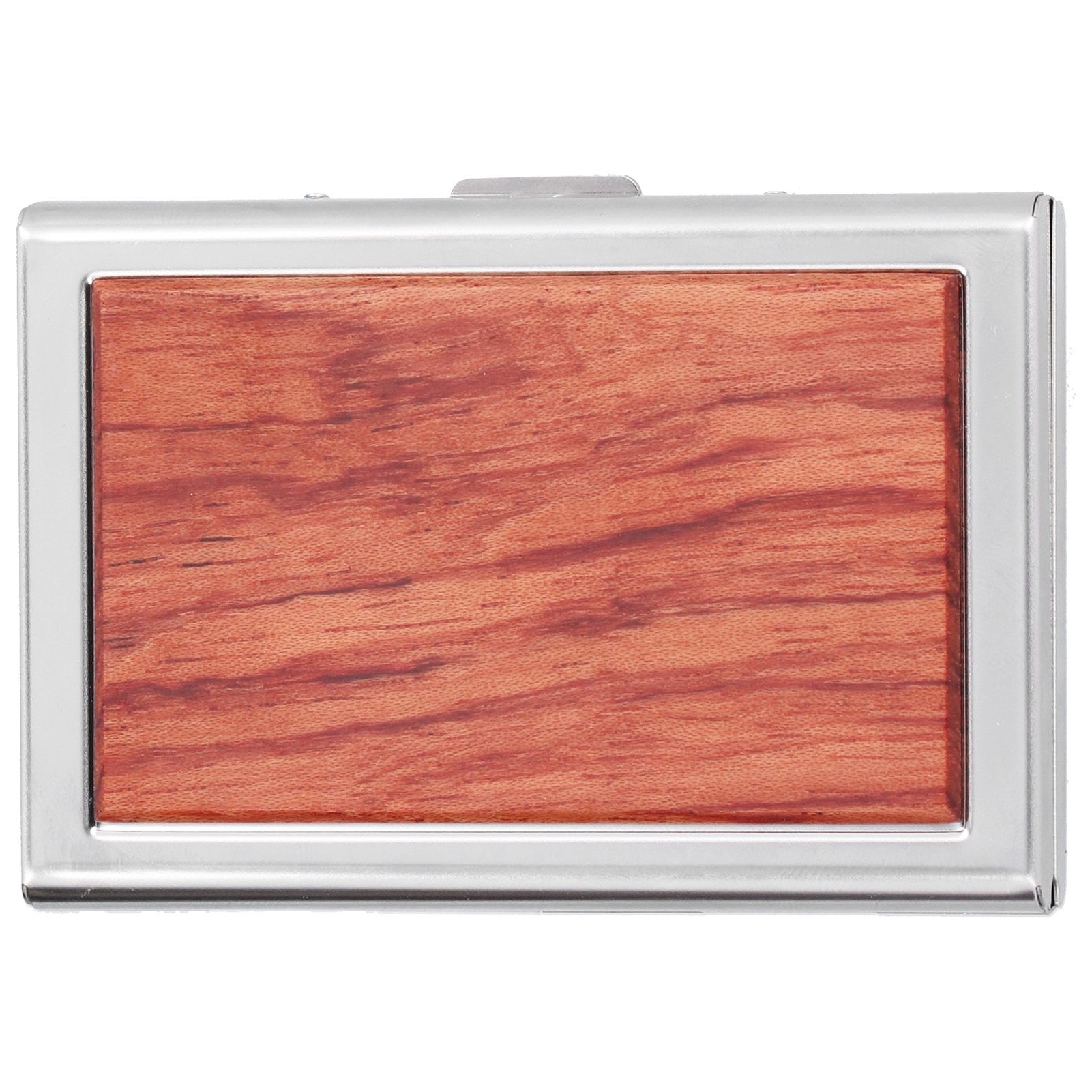 Wood Card Case Safe Bank Credit Card Box Portable Business ID Card Case Holder