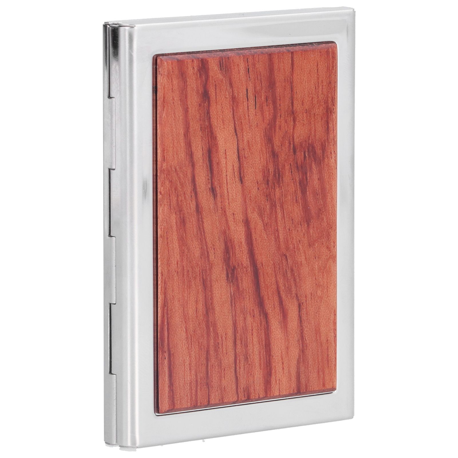 Wood Card Case Safe Bank Credit Card Box Portable Business ID Card Case Holder view 6