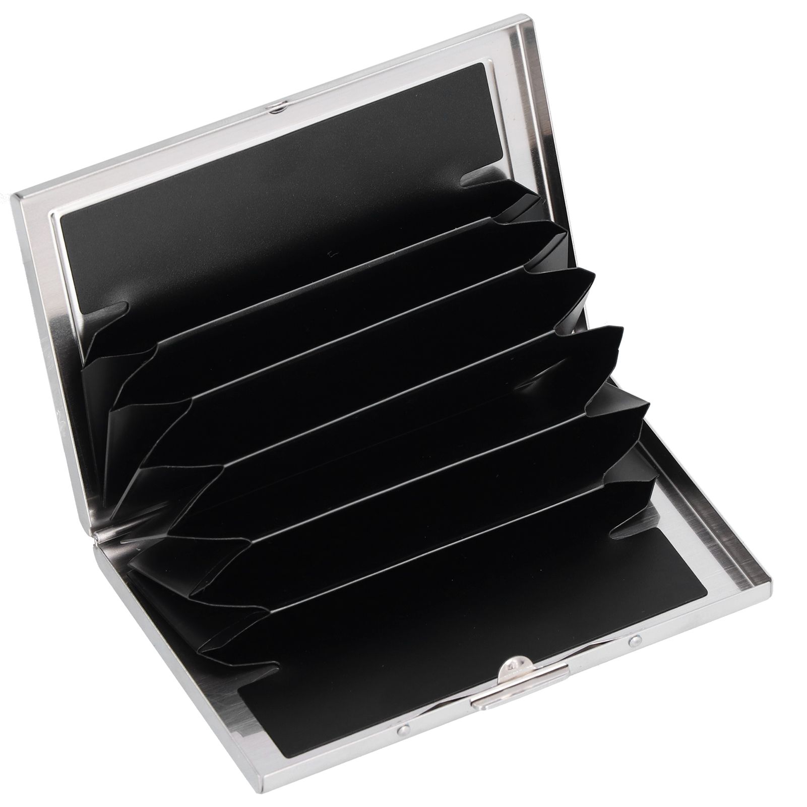 Wood Card Case Safe Bank Credit Card Box Portable Business ID Card Case Holder view 10