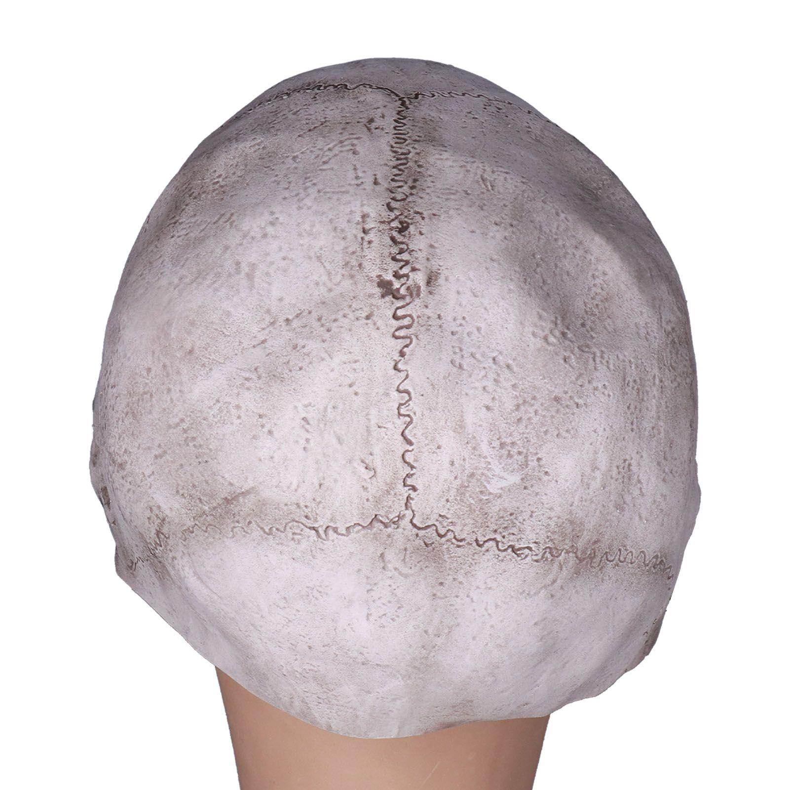 Scary Skull Mask with Movable Jaw Flexible Latex Halloween Costume Party Props view 15