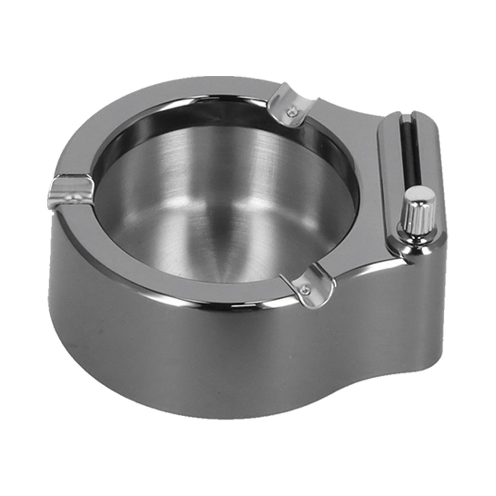 Cigarette Ashtray Stainless Steel Match Lighter Cigarette Ashtray for Home view 4