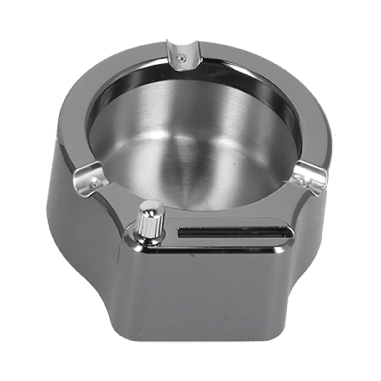 Cigarette Ashtray Stainless Steel Match Lighter Cigarette Ashtray for Home view 6
