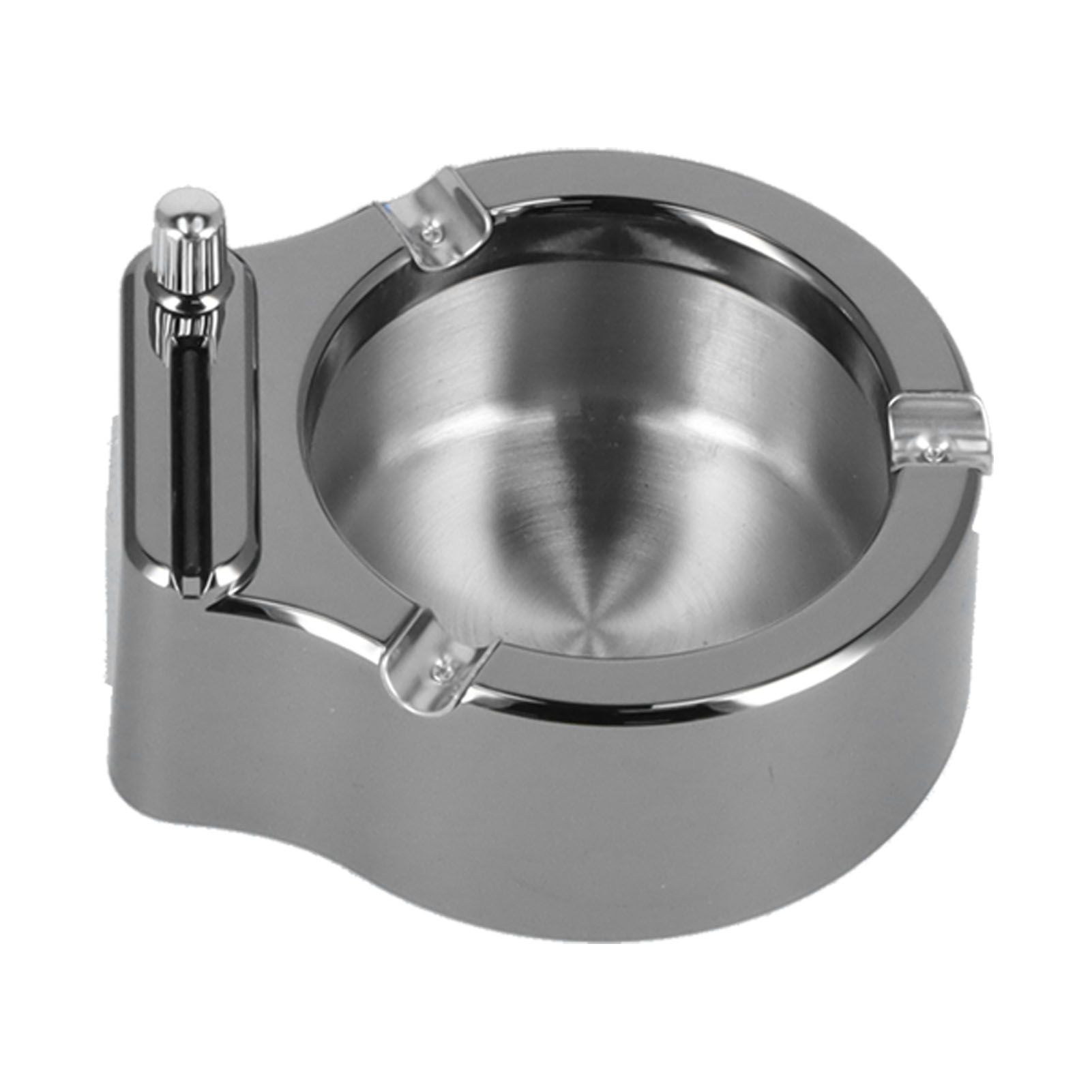 Cigarette Ashtray Stainless Steel Match Lighter Cigarette Ashtray for Home view 7