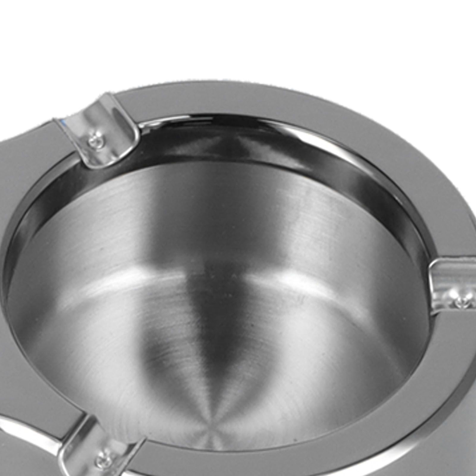 Cigarette Ashtray Stainless Steel Match Lighter Cigarette Ashtray for Home view 15