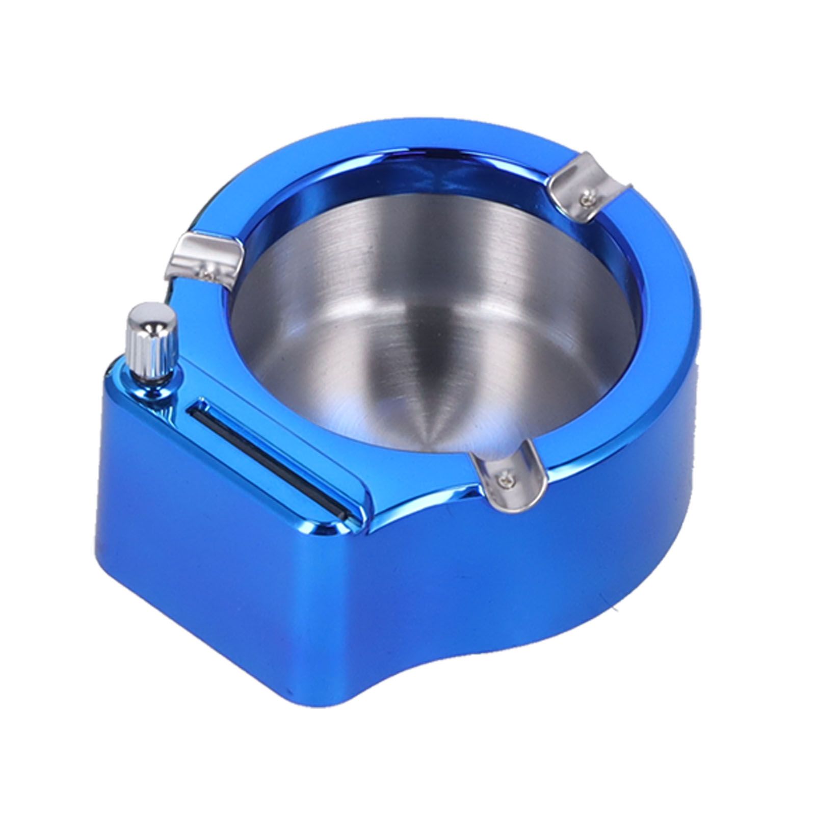 Cigarette Ashtray Stainless Steel Match Lighter Cigarette Ashtray for Home