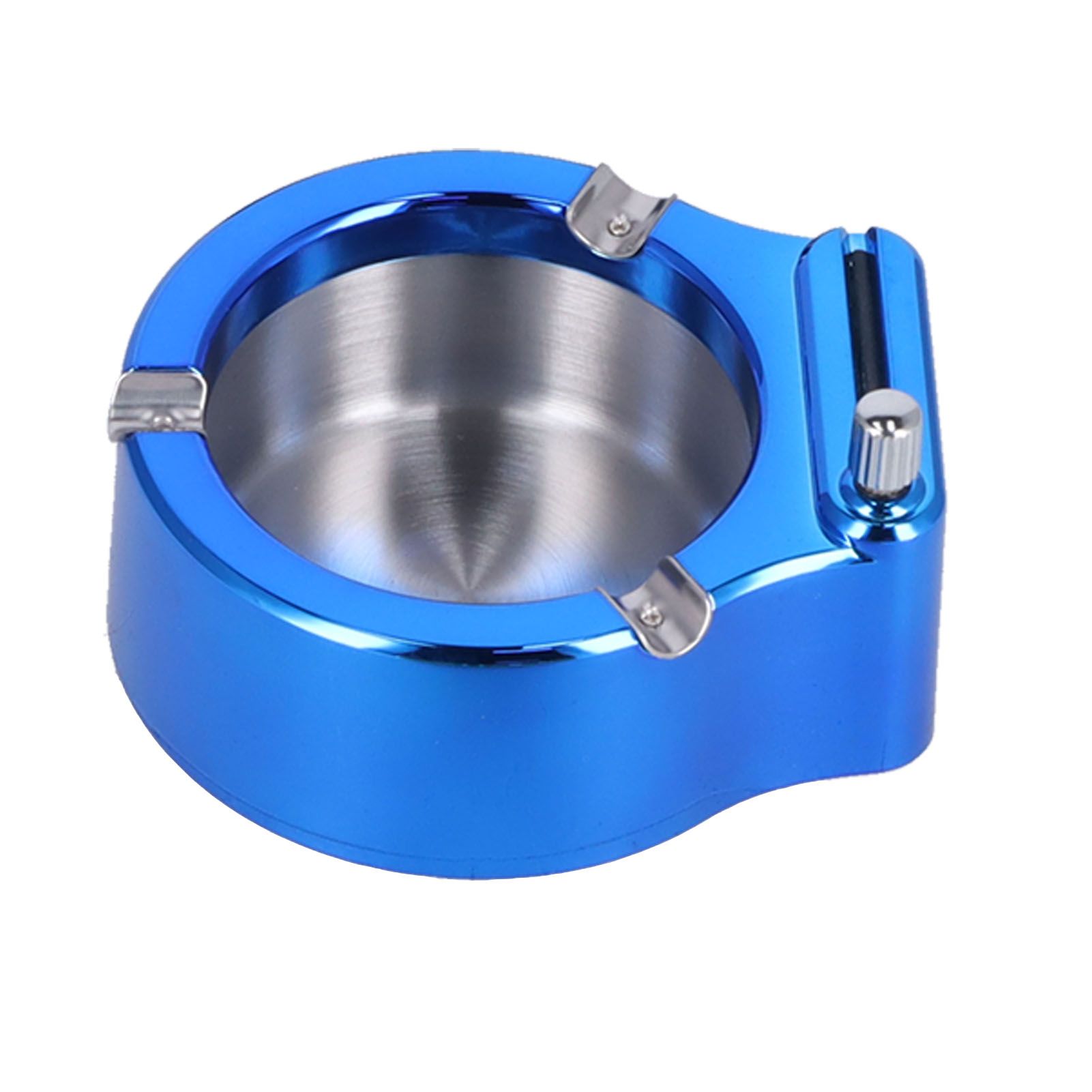 Cigarette Ashtray Stainless Steel Match Lighter Cigarette Ashtray for Home view 7