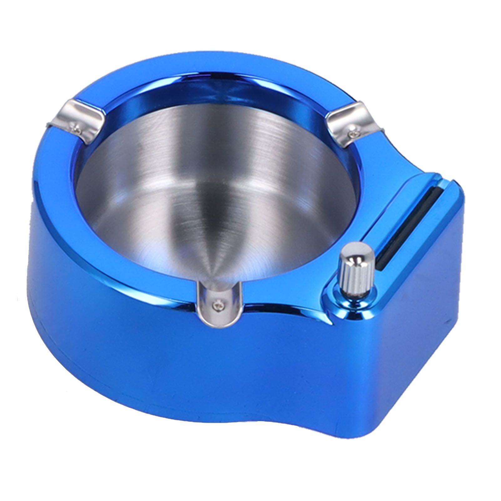 Cigarette Ashtray Stainless Steel Match Lighter Cigarette Ashtray for Home view 8
