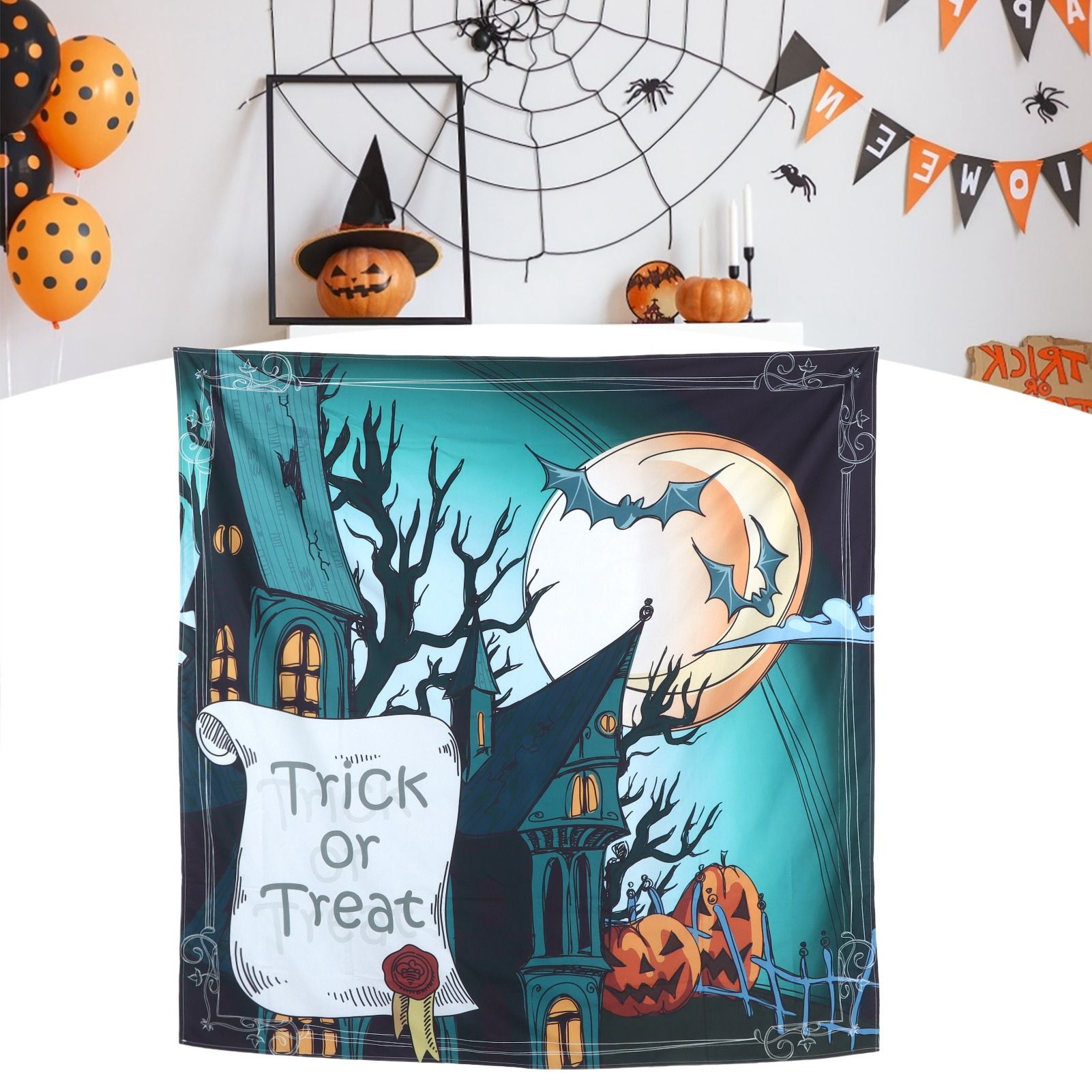 Wall Hanging Tapestries Halloween Back Drops for Living Room Bedroom Wall view 11
