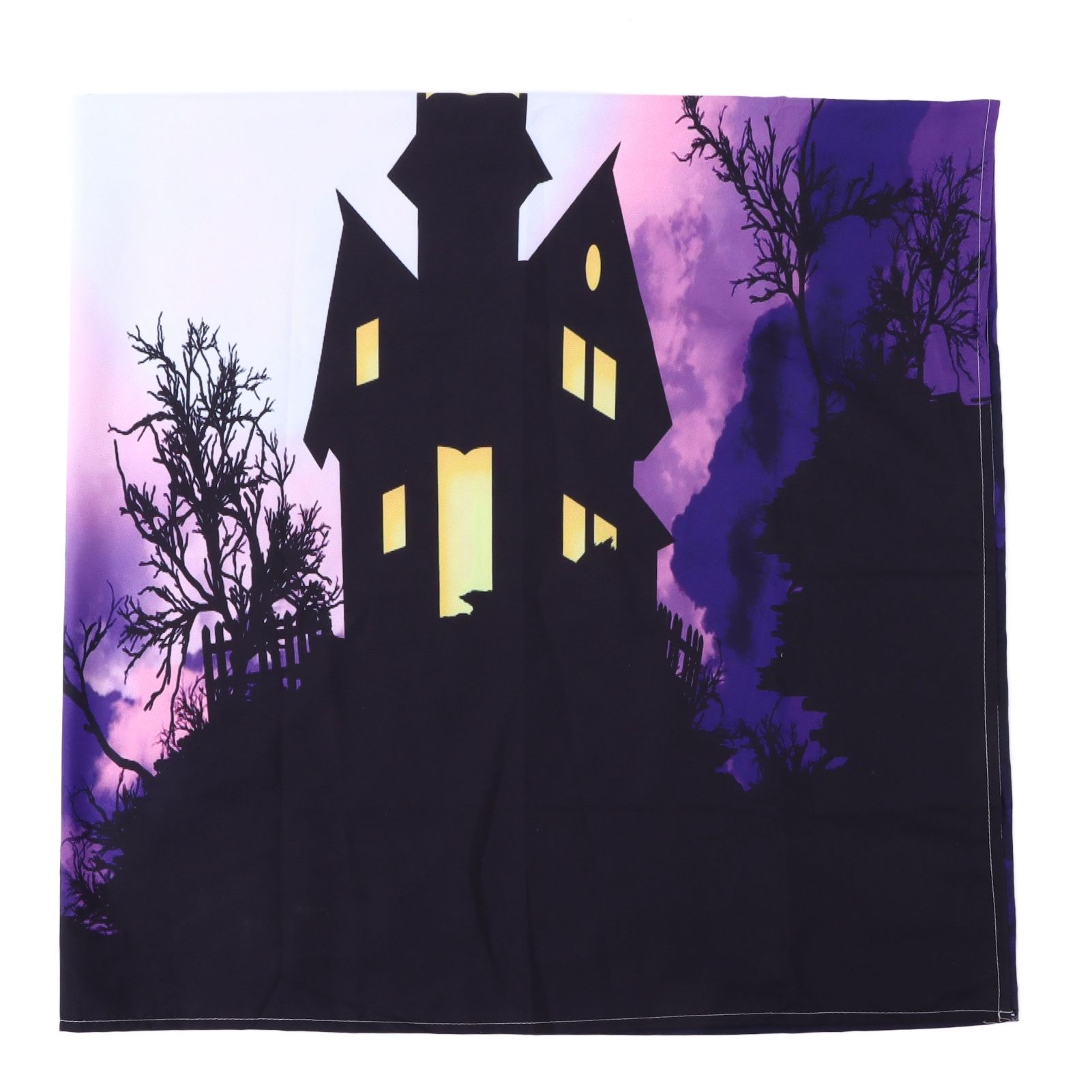 Halloween Castle Pattern Tapestry Wall Hanging Carpet Photography Background view 4