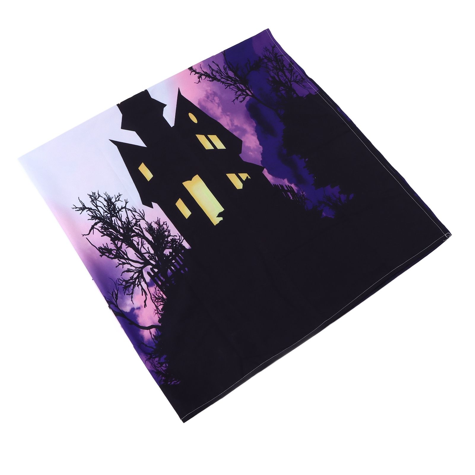 Halloween Castle Pattern Tapestry Wall Hanging Carpet Photography Background view 10