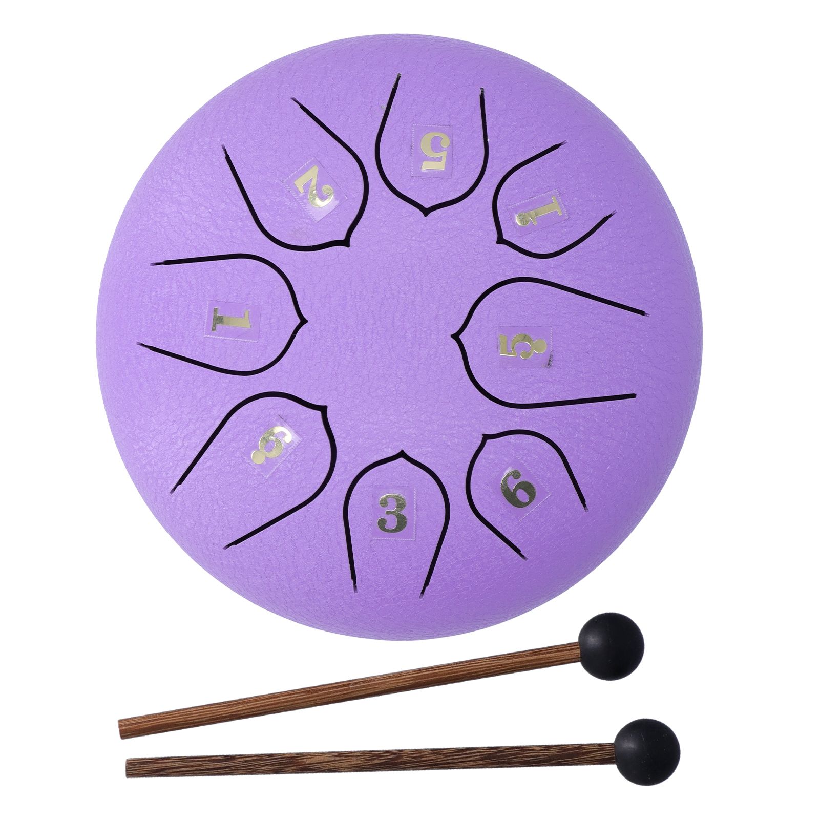 6in 8 Tones Tongue Drum with Mallets Music Book Musical Percussion Instruments view 4