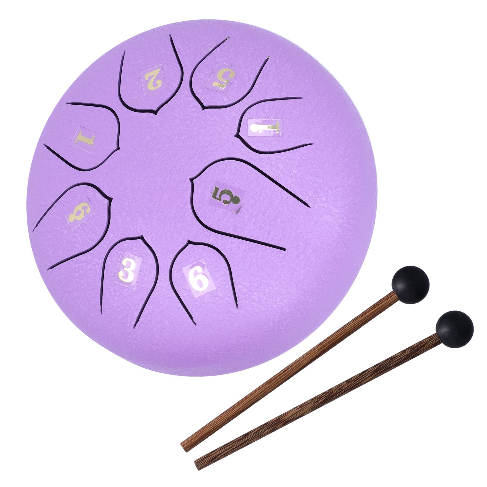 6in 8 Tones Tongue Drum with Mallets Music Book Musical Percussion Instruments view 8