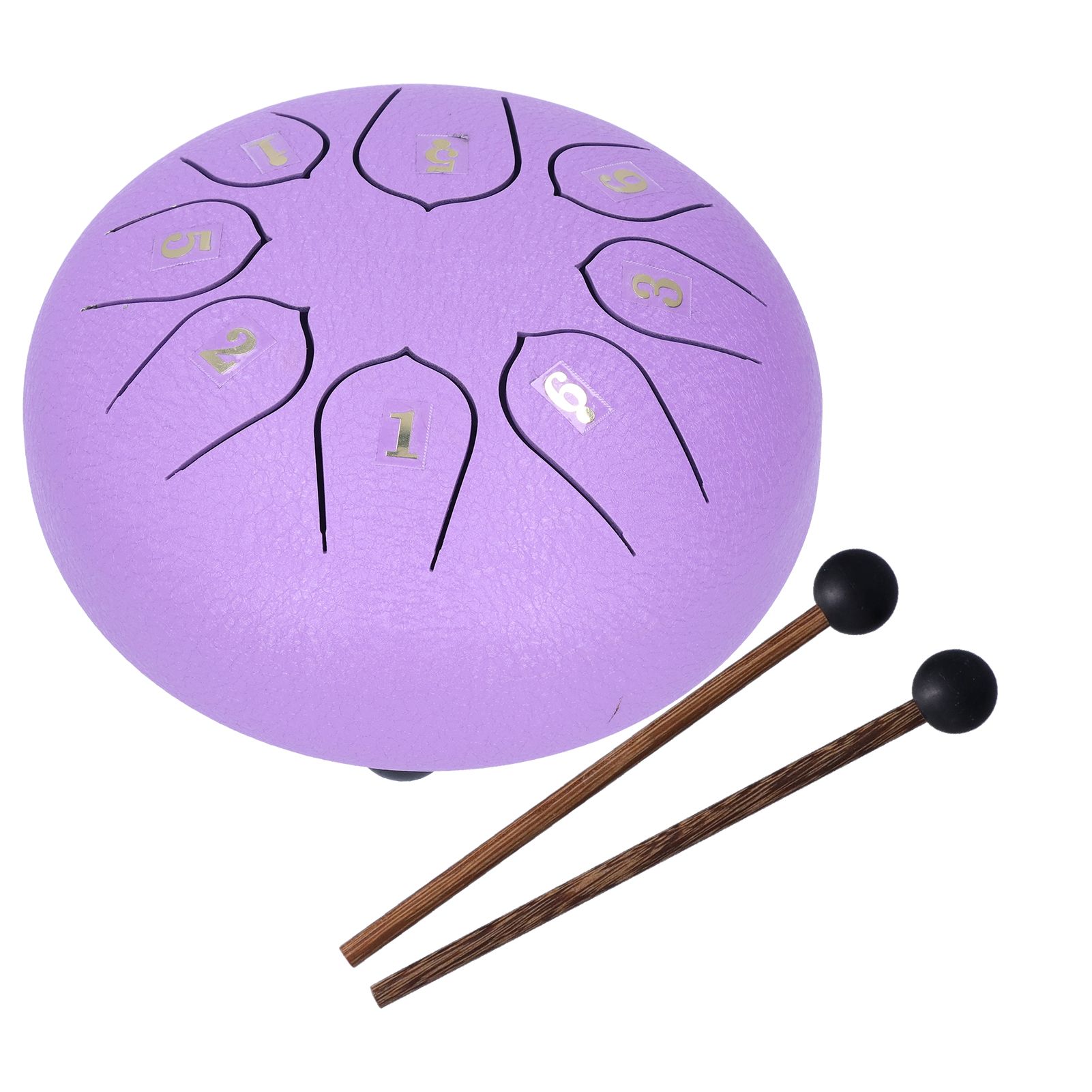 6in 8 Tones Tongue Drum with Mallets Music Book Musical Percussion Instruments view 9