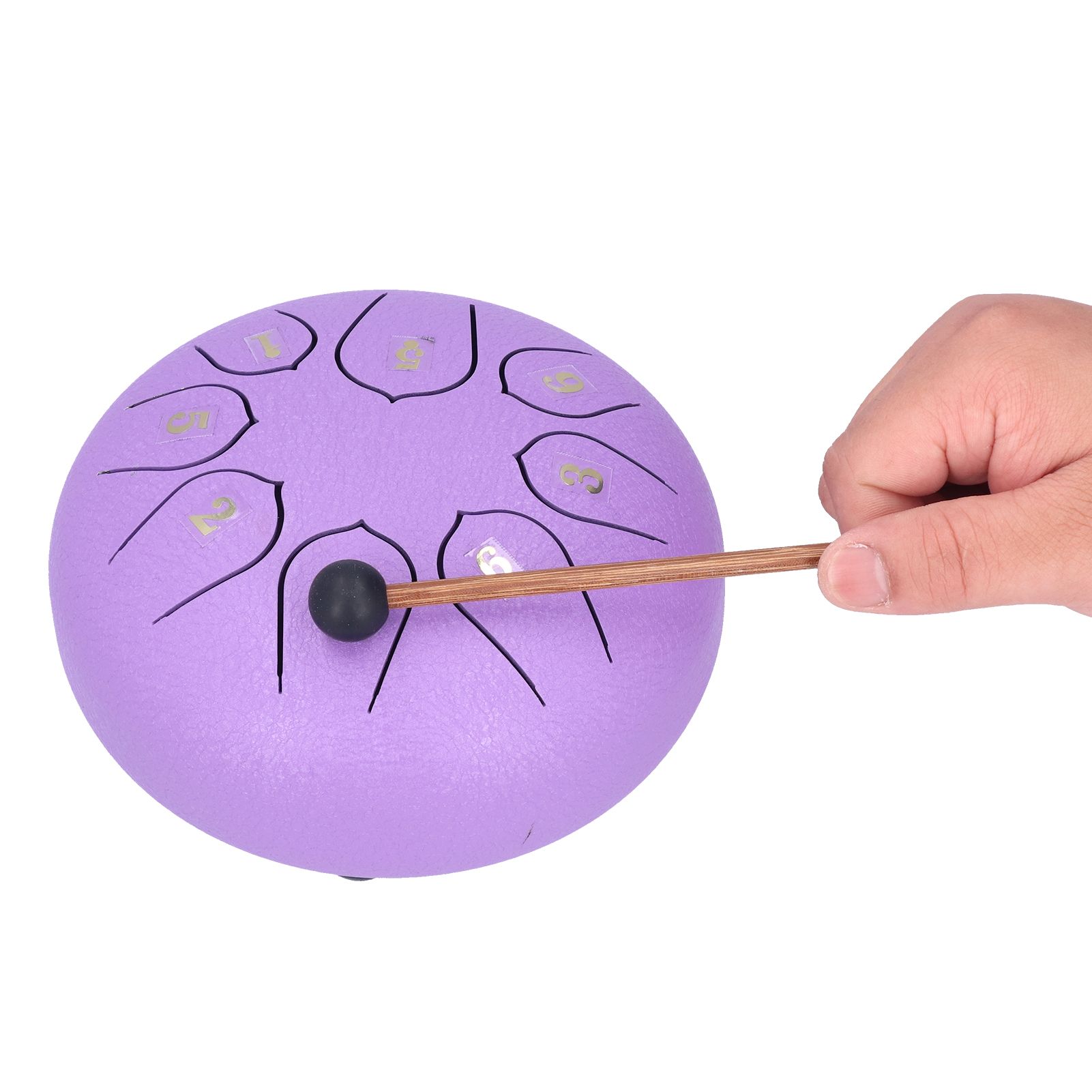 6in 8 Tones Tongue Drum with Mallets Music Book Musical Percussion Instruments view 10