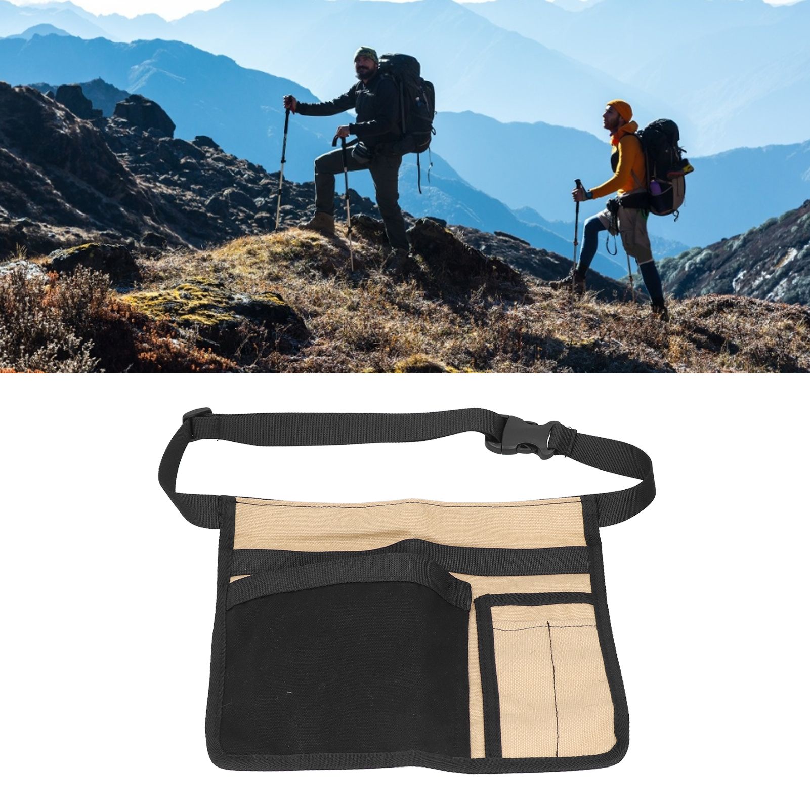 Unilateral Waist Hanging Tool Bag Wear Resistant Oxford Cloth Adjustable Tools view 12