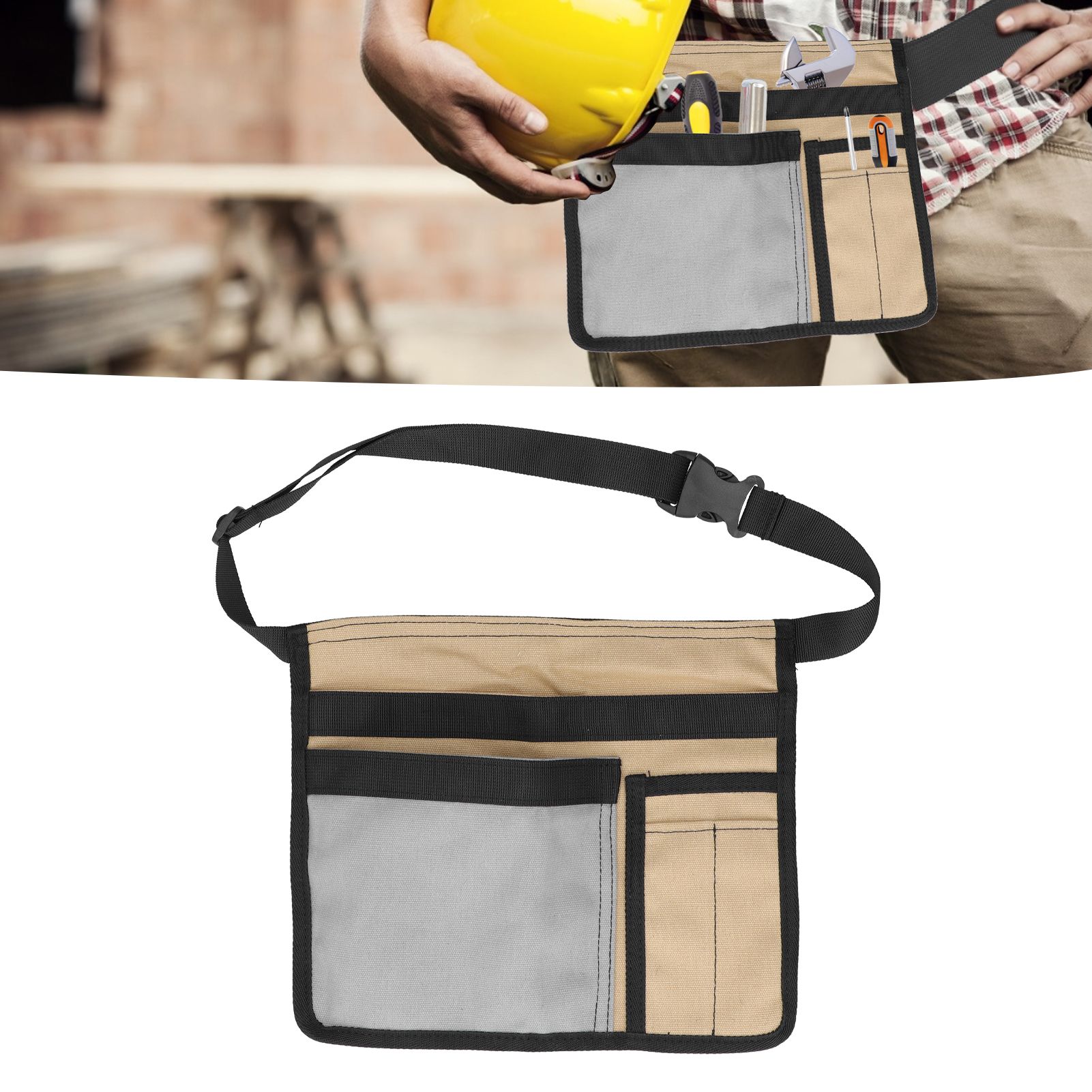 Unilateral Waist Hanging Tool Bag Wear Resistant Oxford Cloth Adjustable Tools view 11