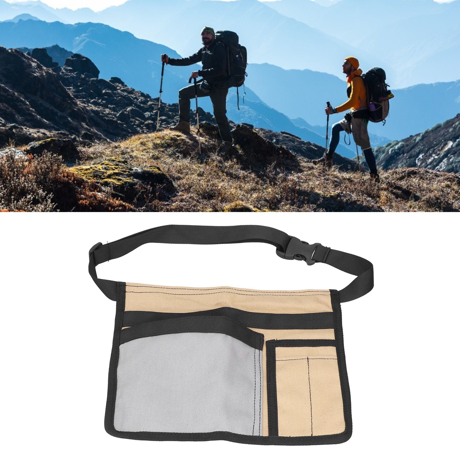 Unilateral Waist Hanging Tool Bag Wear Resistant Oxford Cloth Adjustable Tools view 12