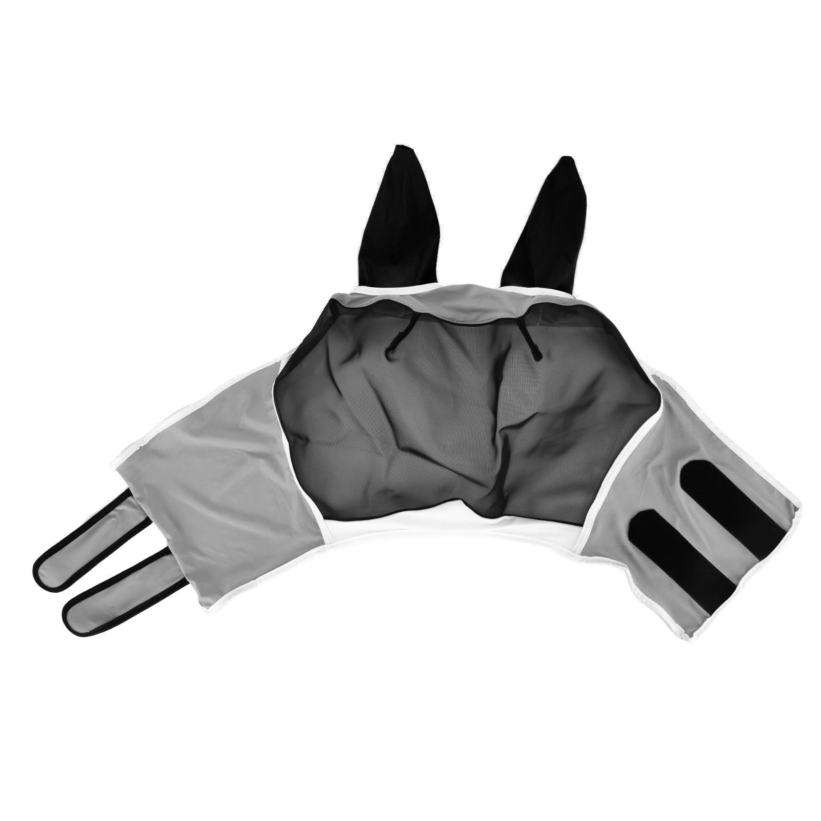 Breathable Horse Mask Universal Adjustable Elastic Mosquito Fly Repelling Veil view 15