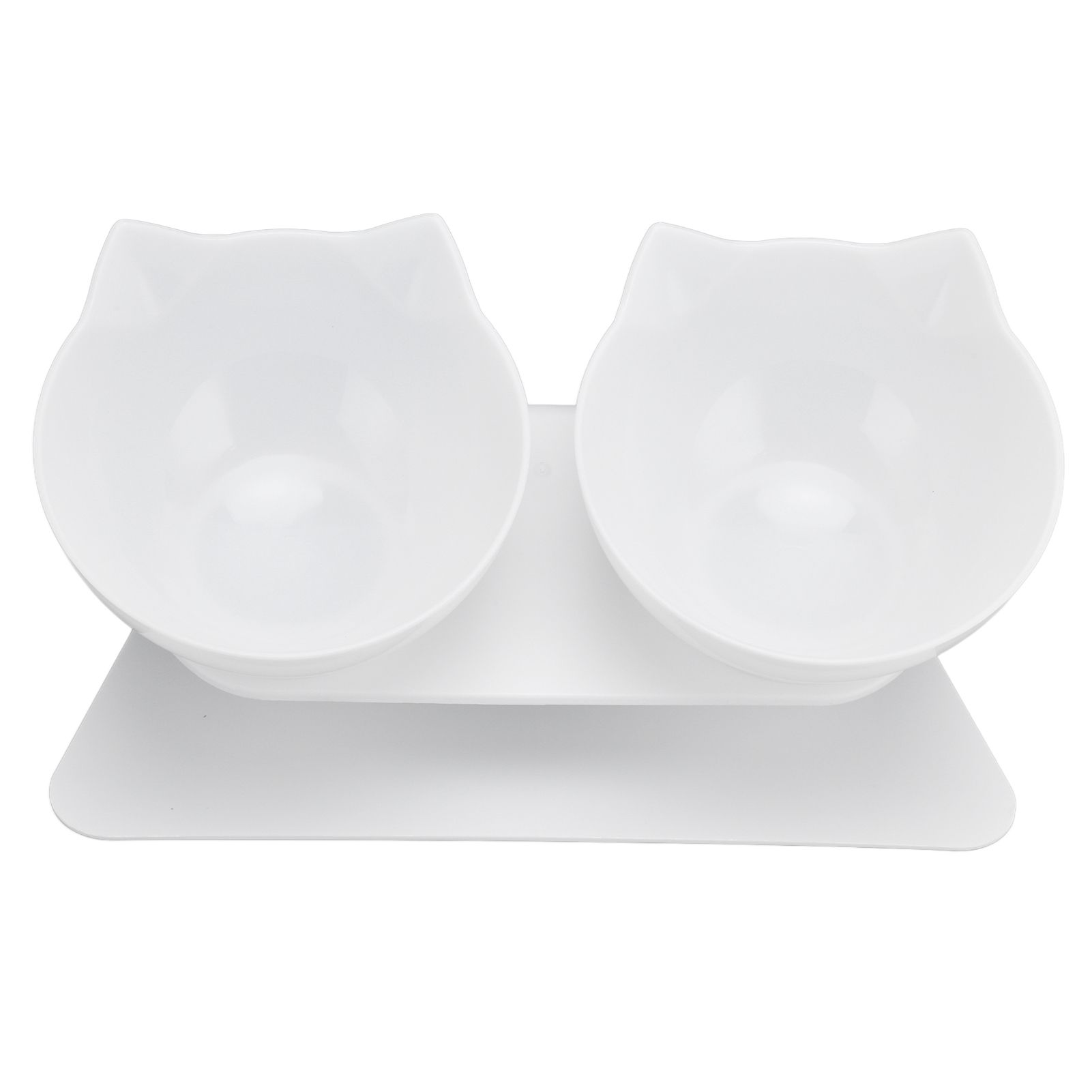 15° Inclined Cat Double Bowl Neck Guard Pet Feeding Bowl for Home Pet Shop view 2