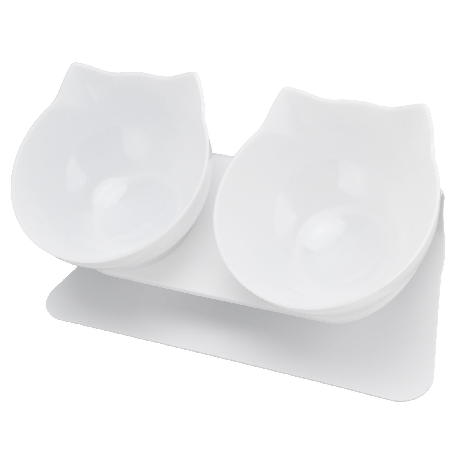 15° Inclined Cat Double Bowl Neck Guard Pet Feeding Bowl for Home Pet Shop view 6