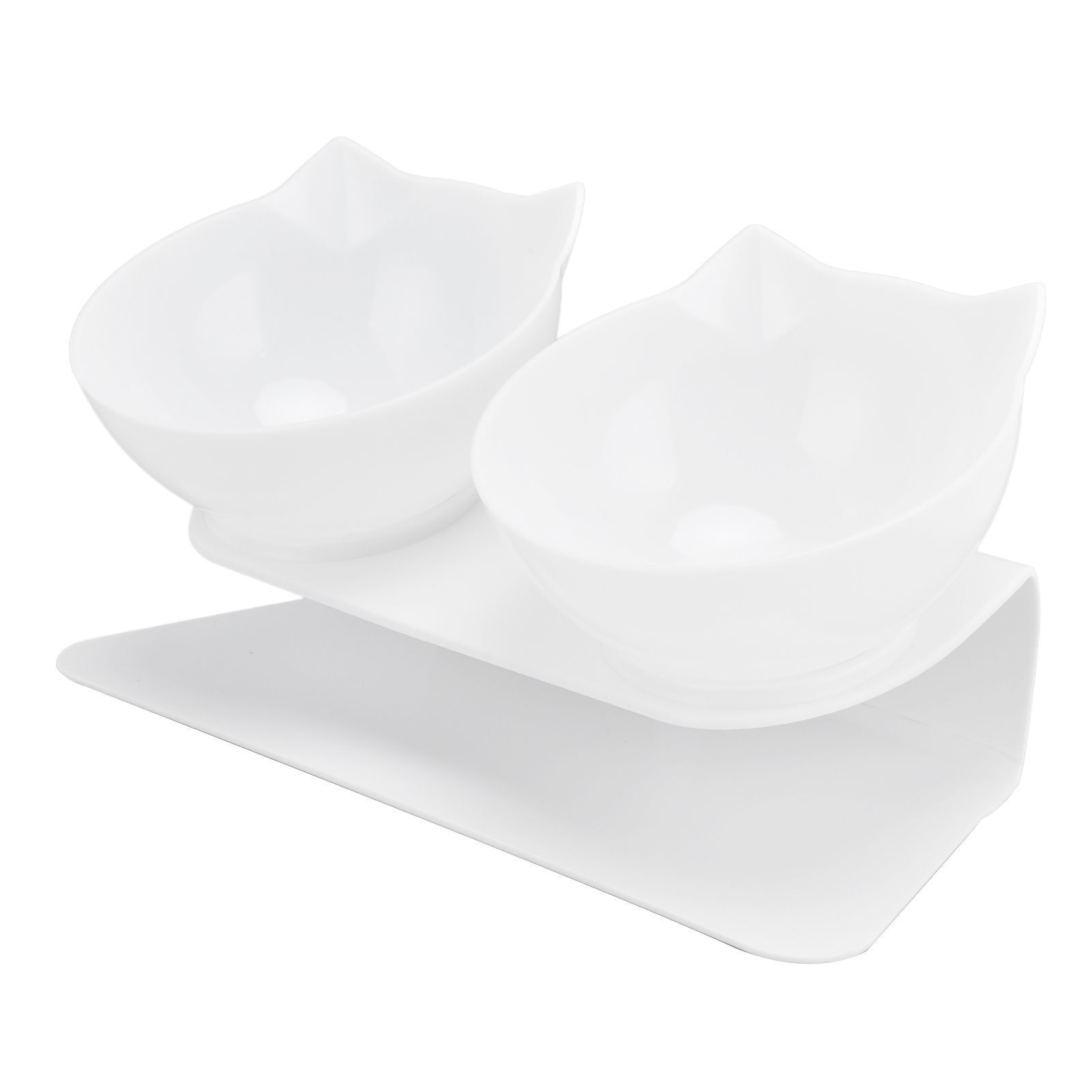 15° Inclined Cat Double Bowl Neck Guard Pet Feeding Bowl for Home Pet Shop view 8