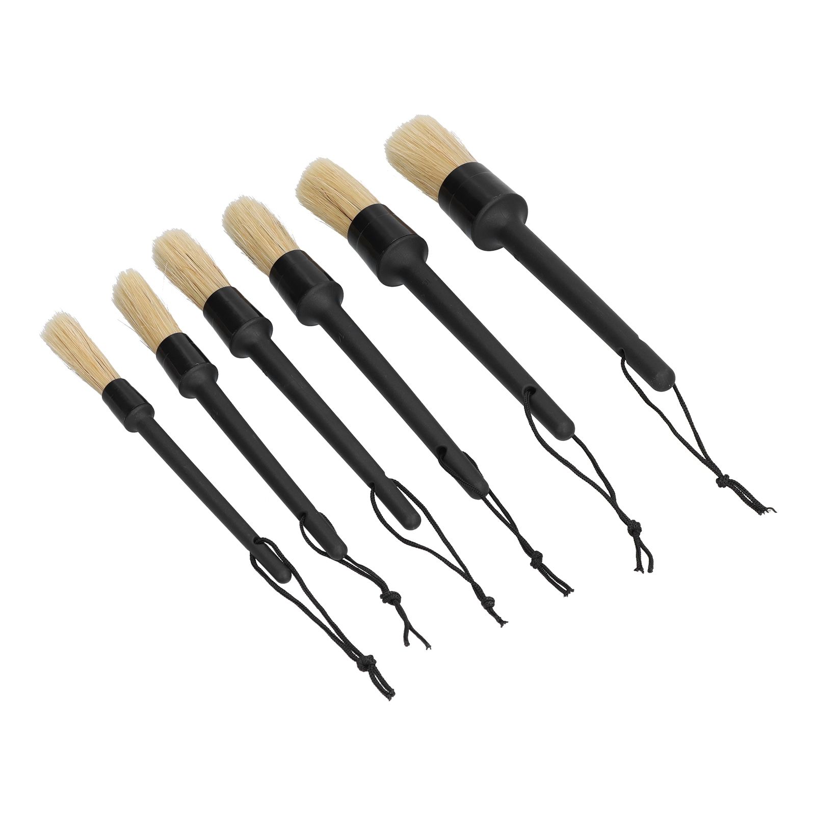 6Pcs/Set Car Detailing Brushes Soft Air Outlet Cleaning Brush for Car Wheels view 2