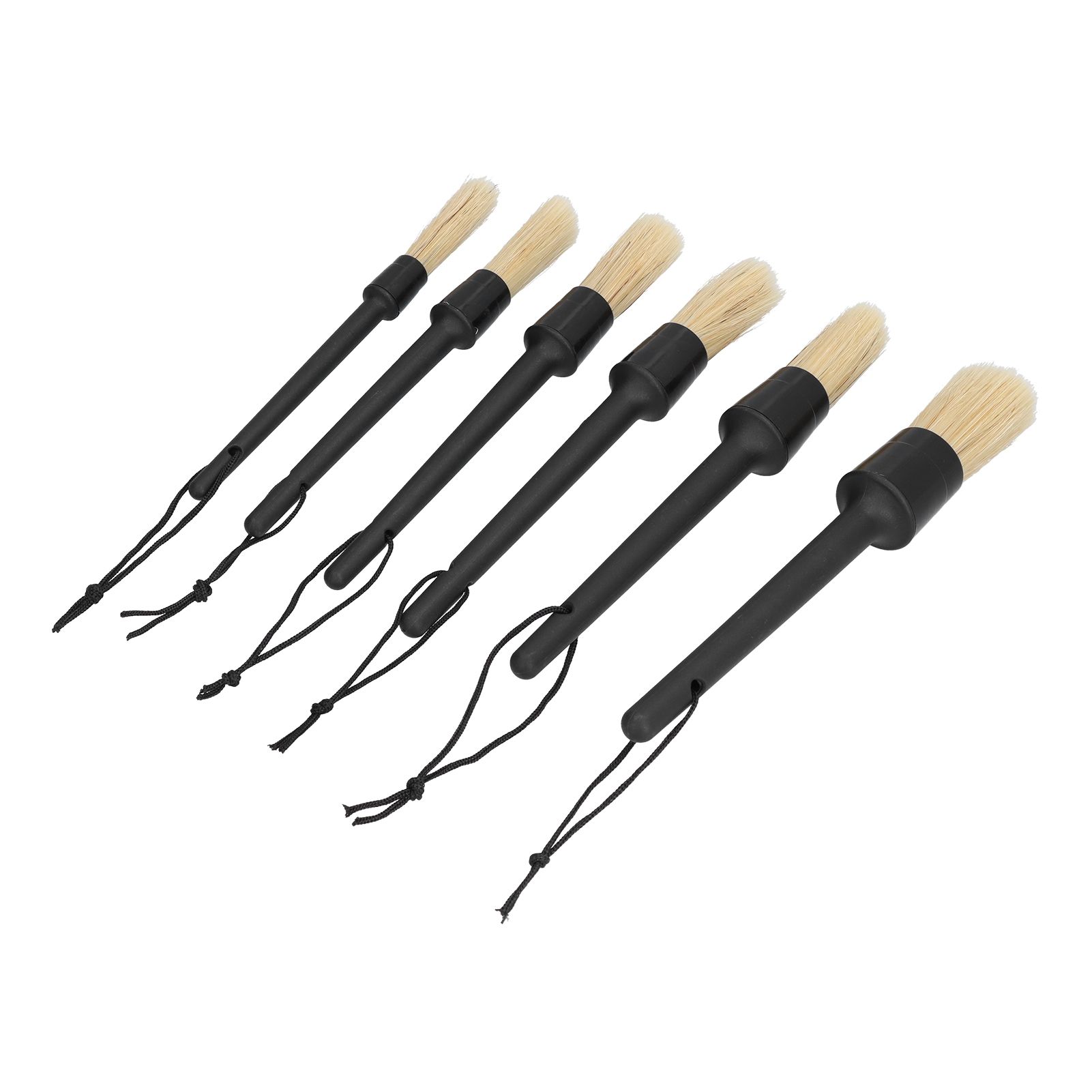 6Pcs/Set Car Detailing Brushes Soft Air Outlet Cleaning Brush for Car Wheels view 3