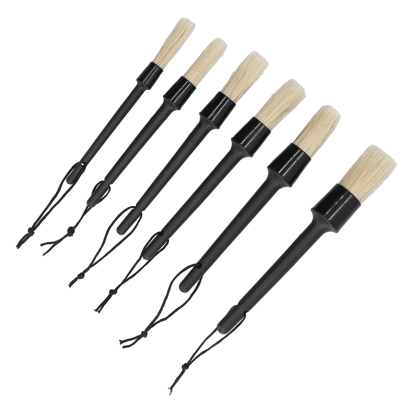 6Pcs/Set Car Detailing Brushes Soft Air Outlet Cleaning Brush for Car Wheels view 5