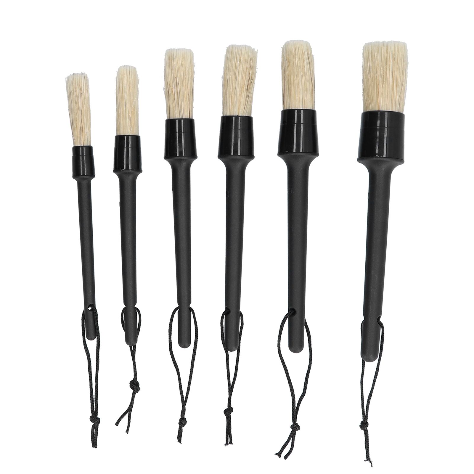 6Pcs/Set Car Detailing Brushes Soft Air Outlet Cleaning Brush for Car Wheels view 6