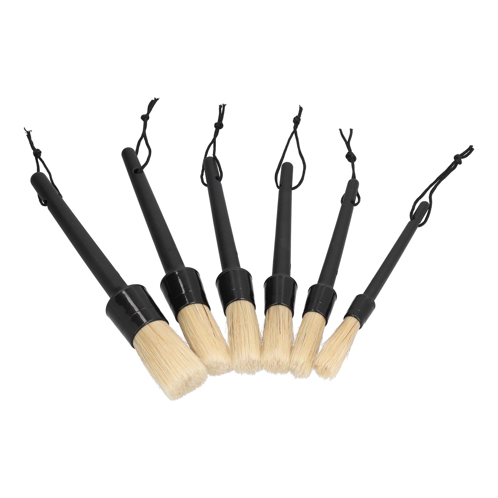 6Pcs/Set Car Detailing Brushes Soft Air Outlet Cleaning Brush for Car Wheels view 9