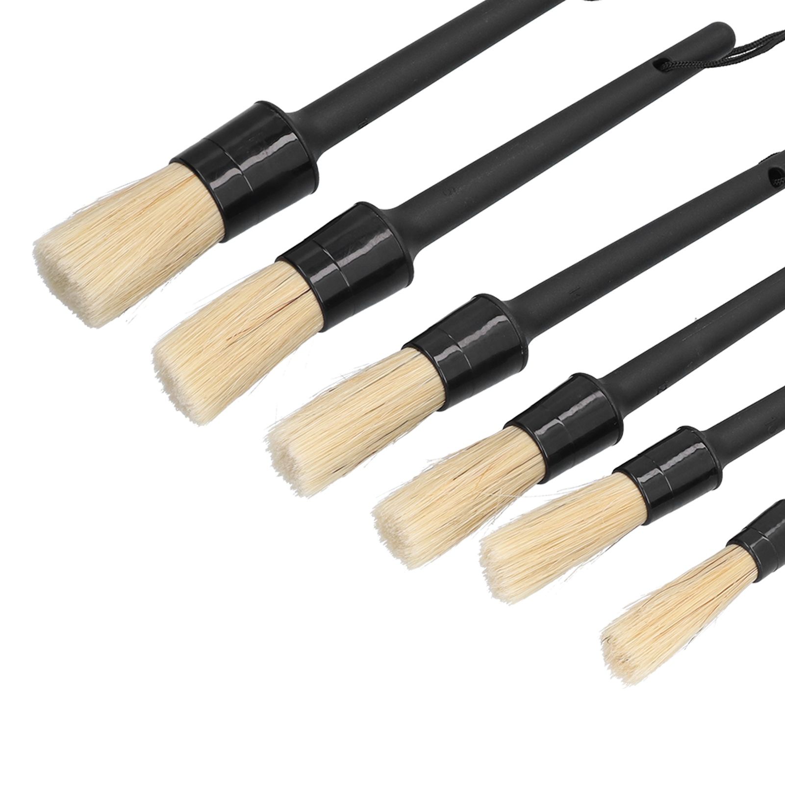 6Pcs/Set Car Detailing Brushes Soft Air Outlet Cleaning Brush for Car Wheels view 13