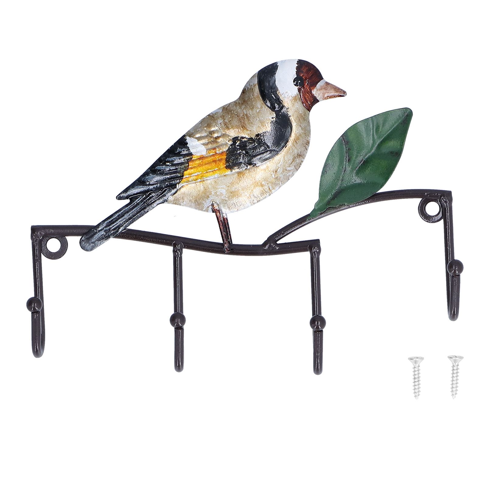 Key Hook Iron Bird Wall Hook Key Hanger Door Coat Rack Clothes Holder for