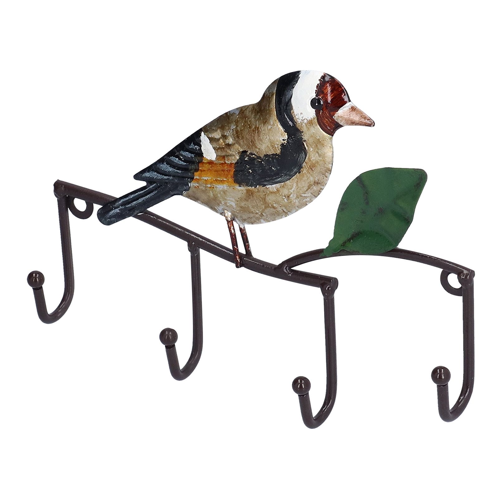 Key Hook Iron Bird Wall Hook Key Hanger Door Coat Rack Clothes Holder for view 2