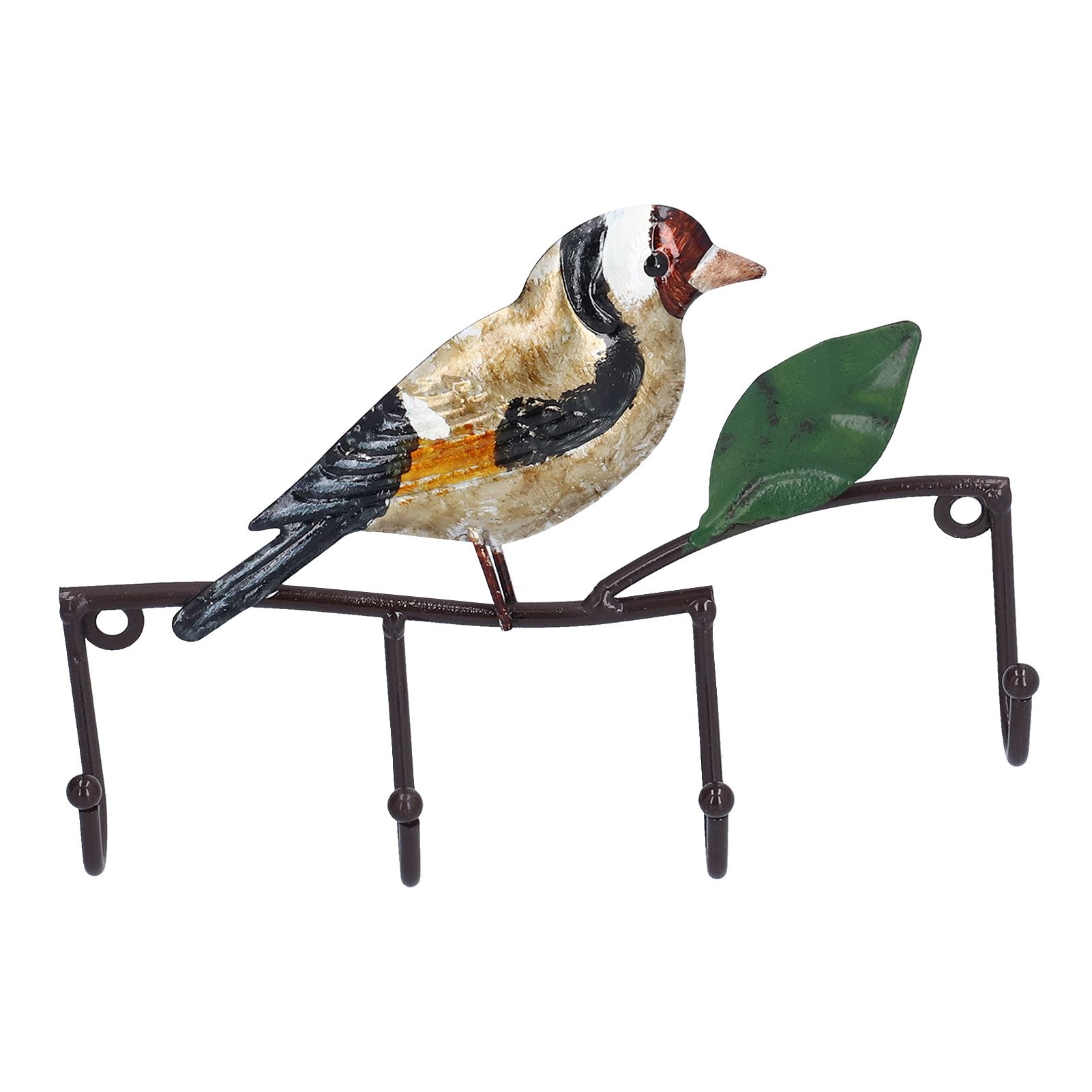 Key Hook Iron Bird Wall Hook Key Hanger Door Coat Rack Clothes Holder for view 3
