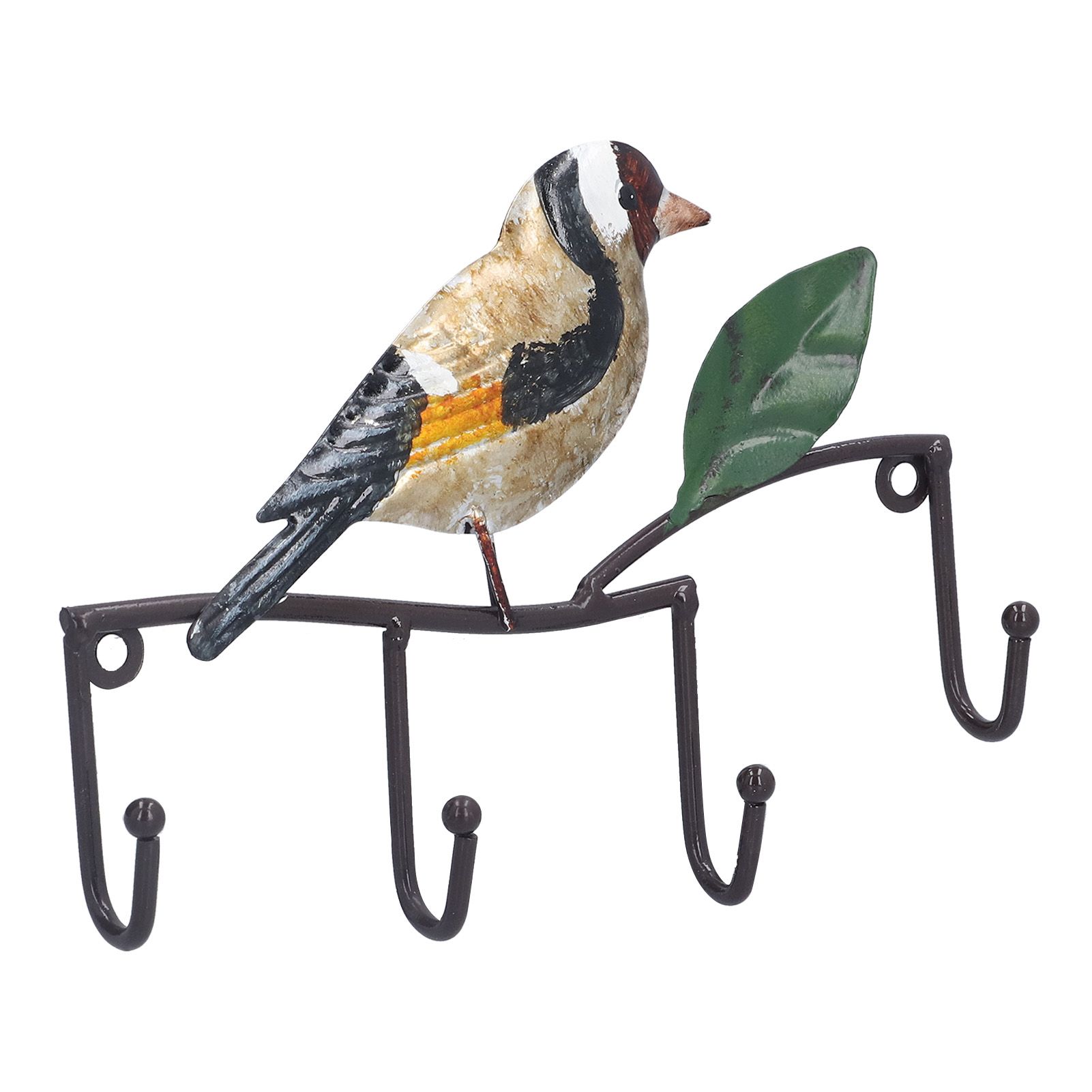 Key Hook Iron Bird Wall Hook Key Hanger Door Coat Rack Clothes Holder for view 5