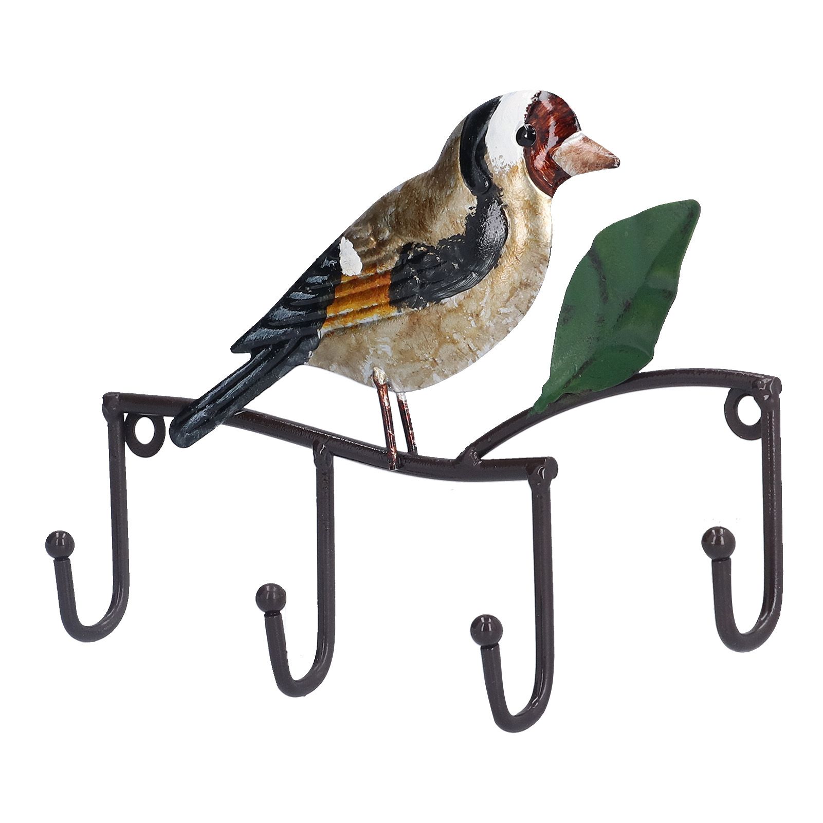 Key Hook Iron Bird Wall Hook Key Hanger Door Coat Rack Clothes Holder for view 6