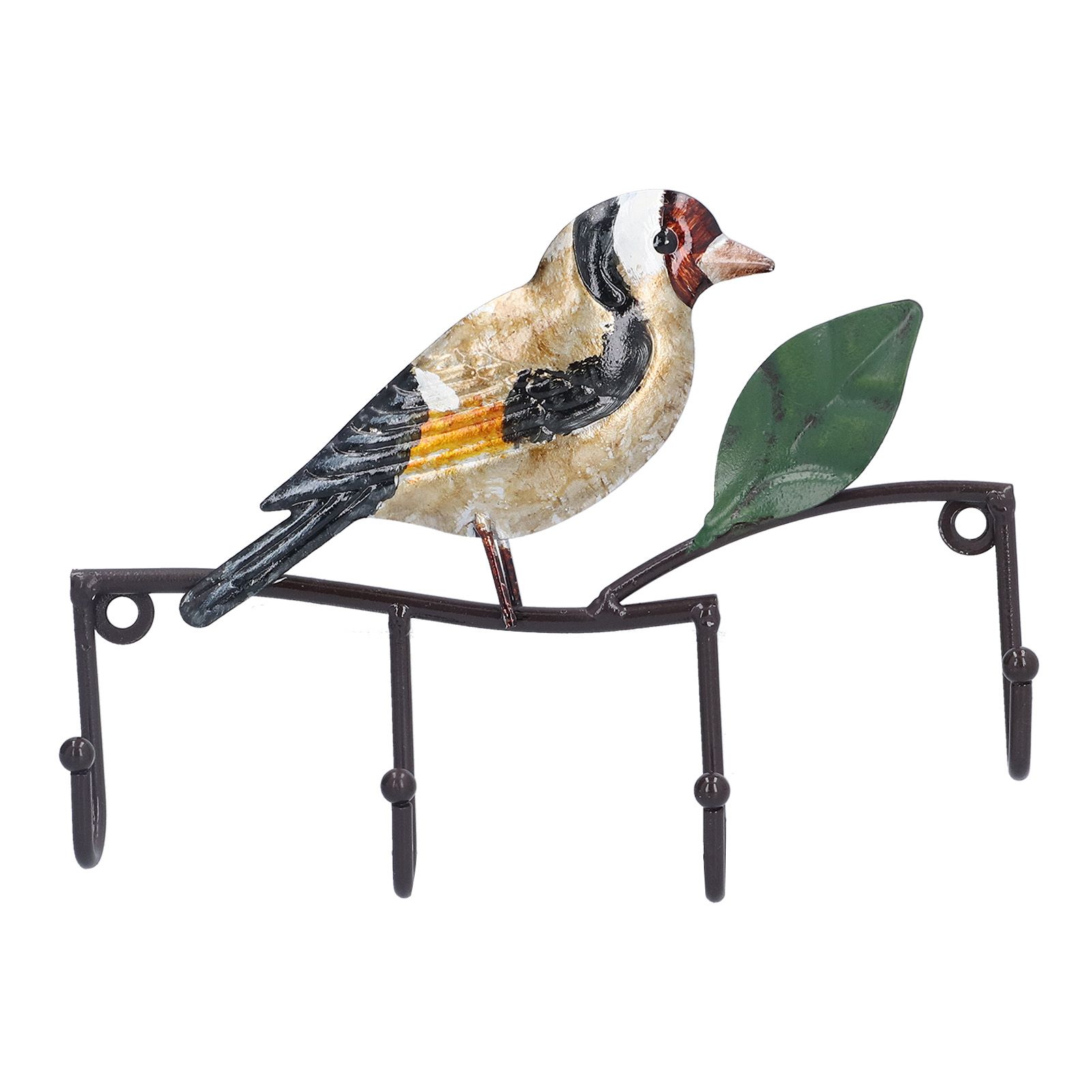 Key Hook Iron Bird Wall Hook Key Hanger Door Coat Rack Clothes Holder for view 7