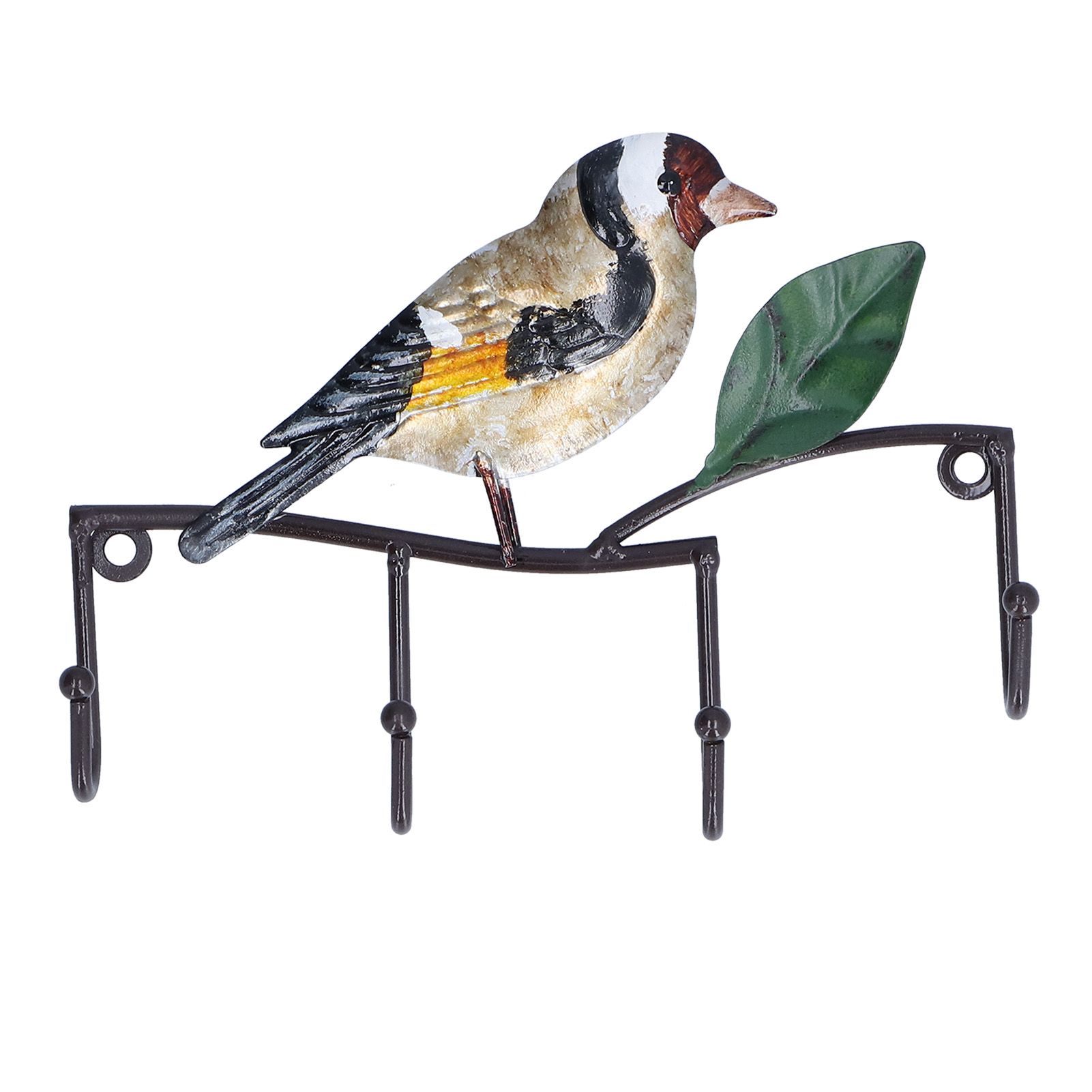 Key Hook Iron Bird Wall Hook Key Hanger Door Coat Rack Clothes Holder for view 10