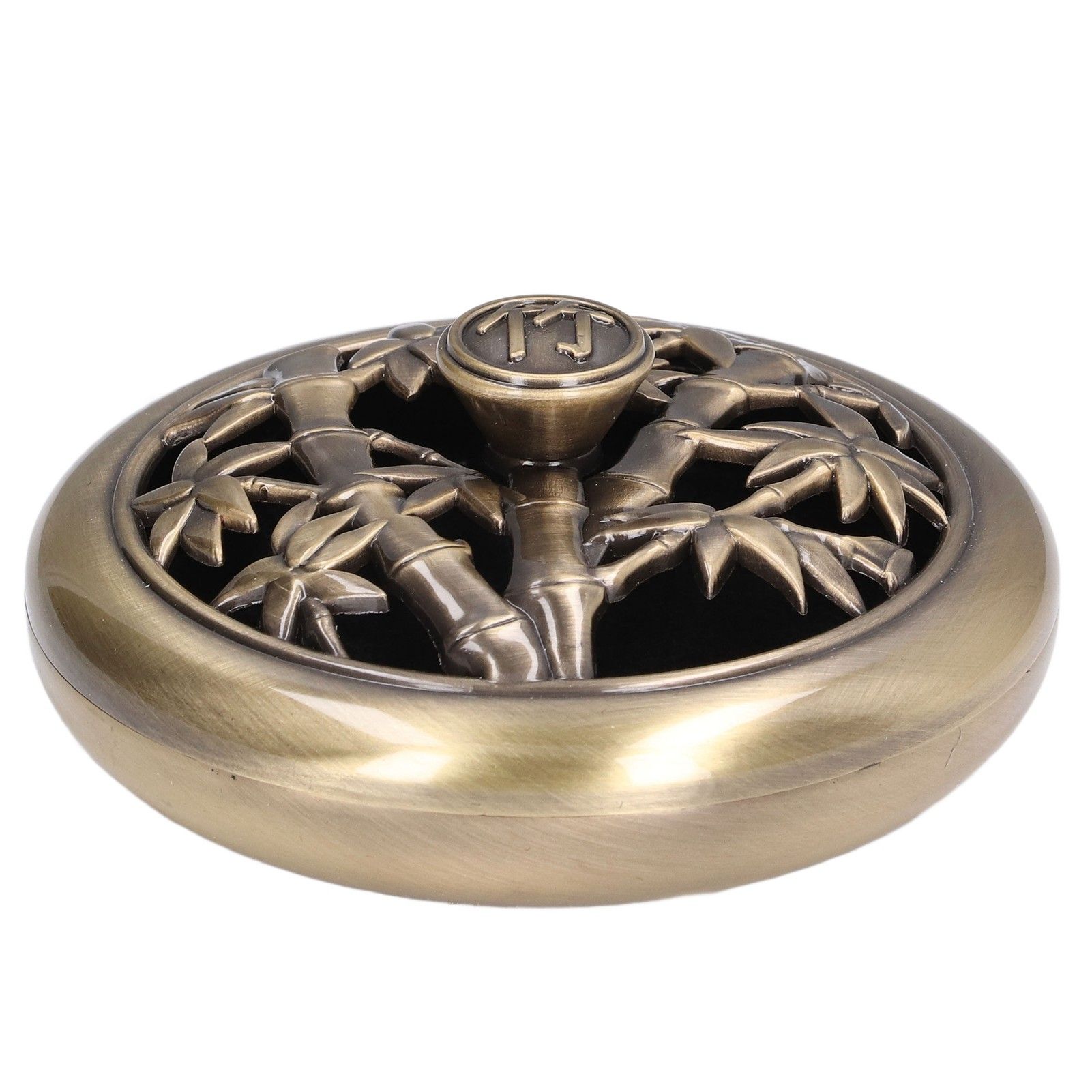 Coil Incense Burner Tray Vintage Incense Bowl Holder Metal Alloy for Living view 2