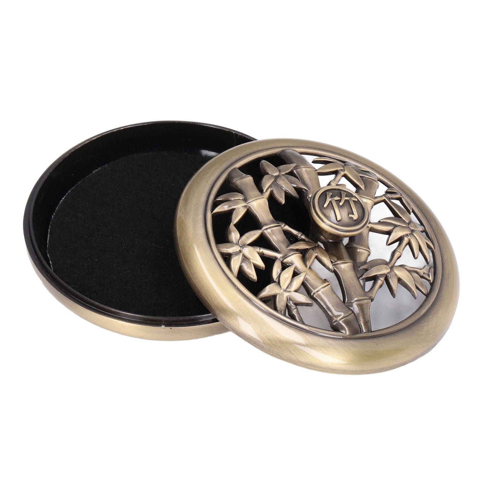 Coil Incense Burner Tray Vintage Incense Bowl Holder Metal Alloy for Living view 6