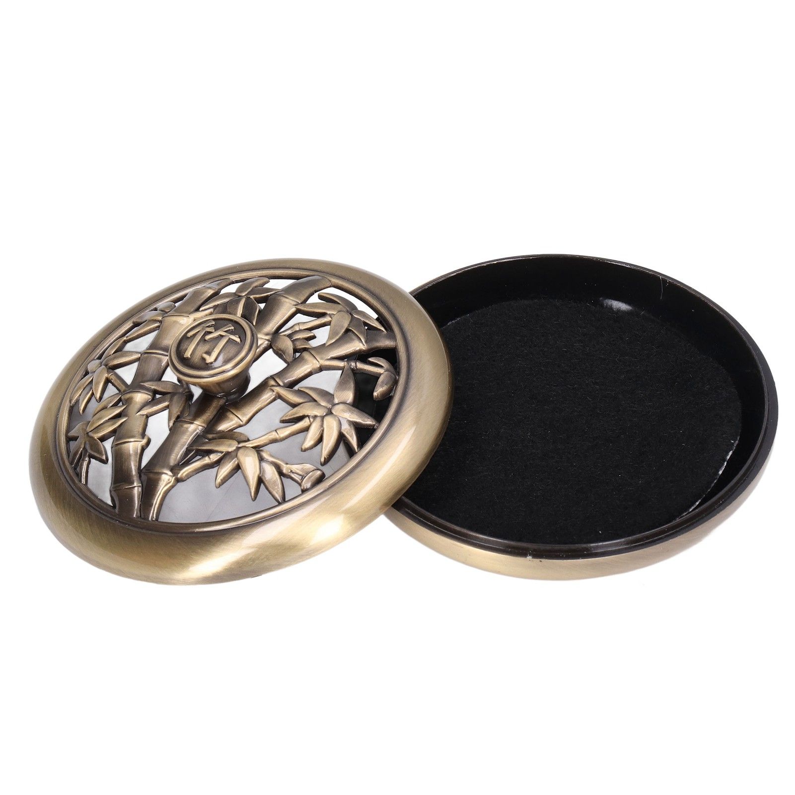 Coil Incense Burner Tray Vintage Incense Bowl Holder Metal Alloy for Living view 10