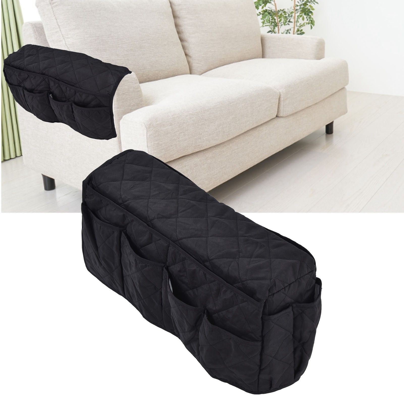 Couch Remote Holder Pocket Design Dustproof Waterproof Reasonable Layout Sofa view 11