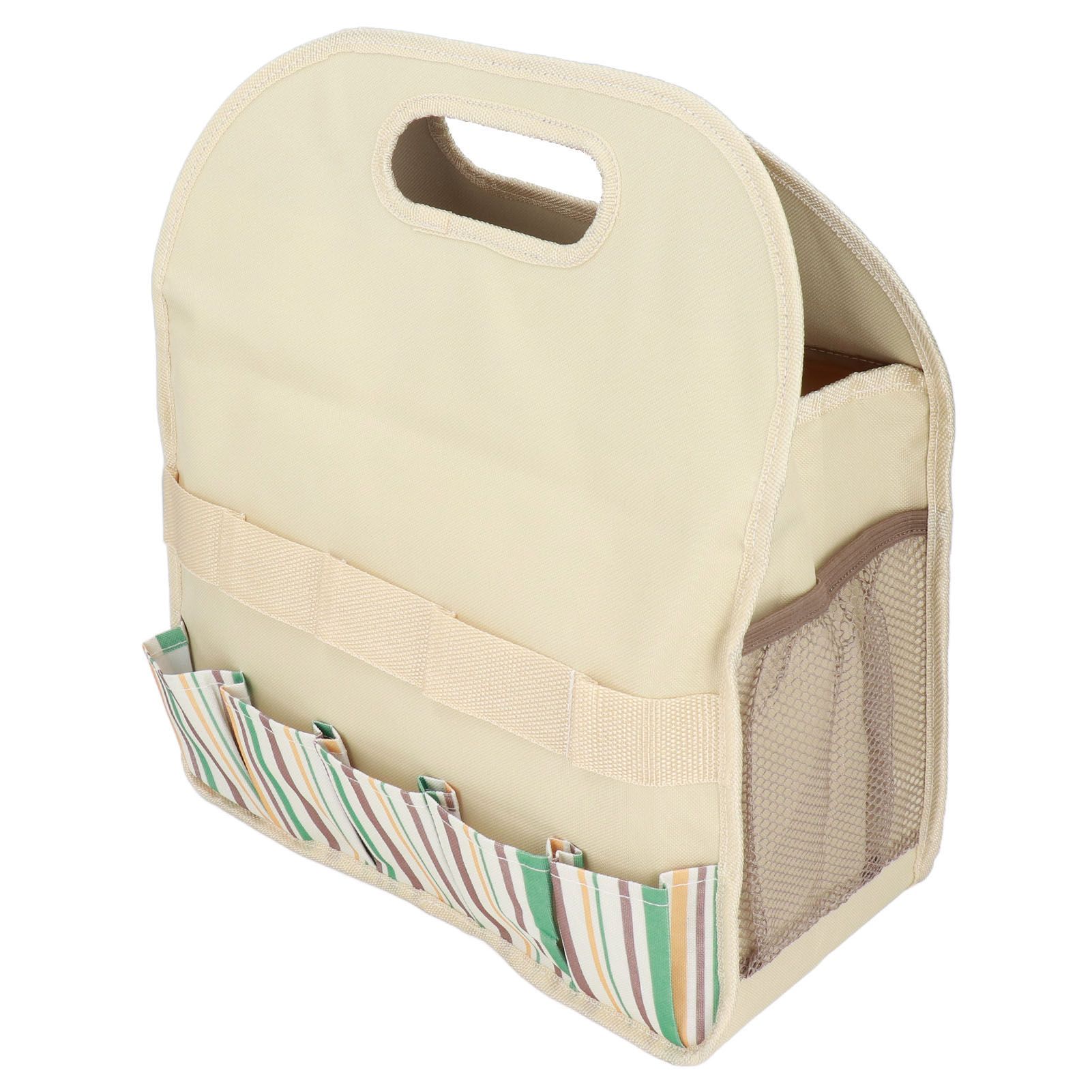 Garden Tool Bag Garden Tote Storage Bag with Multi Pockets Home Organizer for view 9