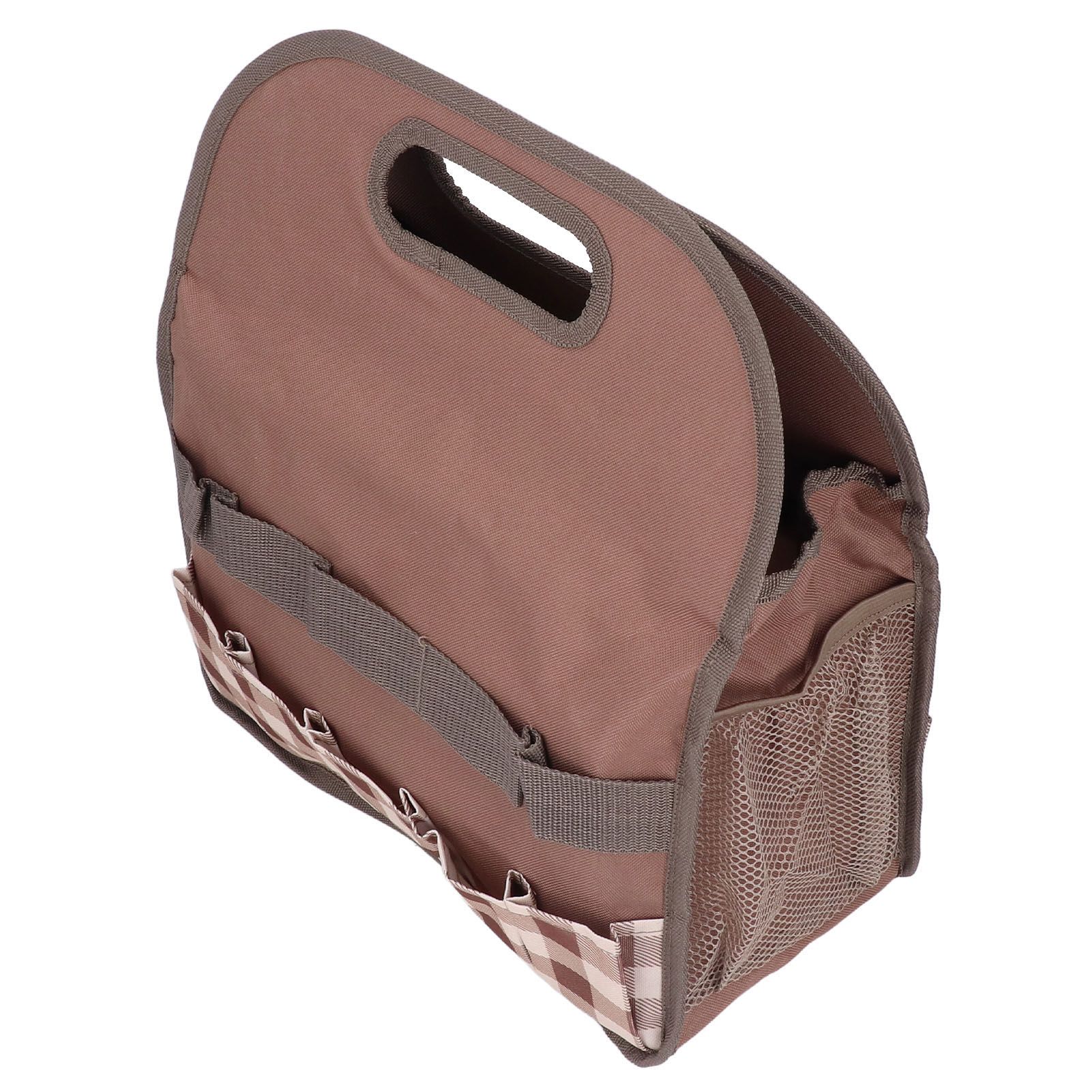 Garden Tool Bag Garden Tote Storage Bag with Multi Pockets Home Organizer for view 6