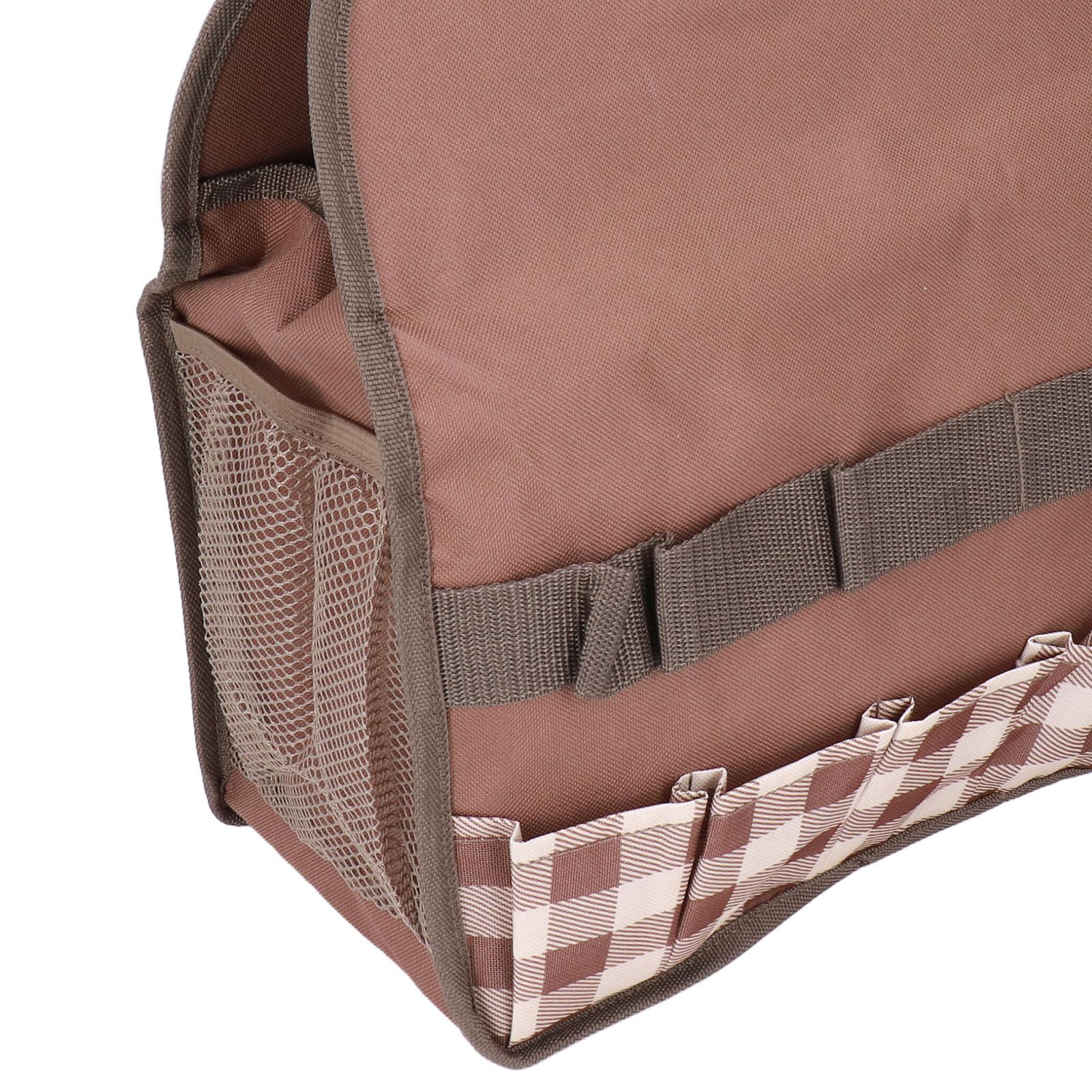 Garden Tool Bag Garden Tote Storage Bag with Multi Pockets Home Organizer for view 13