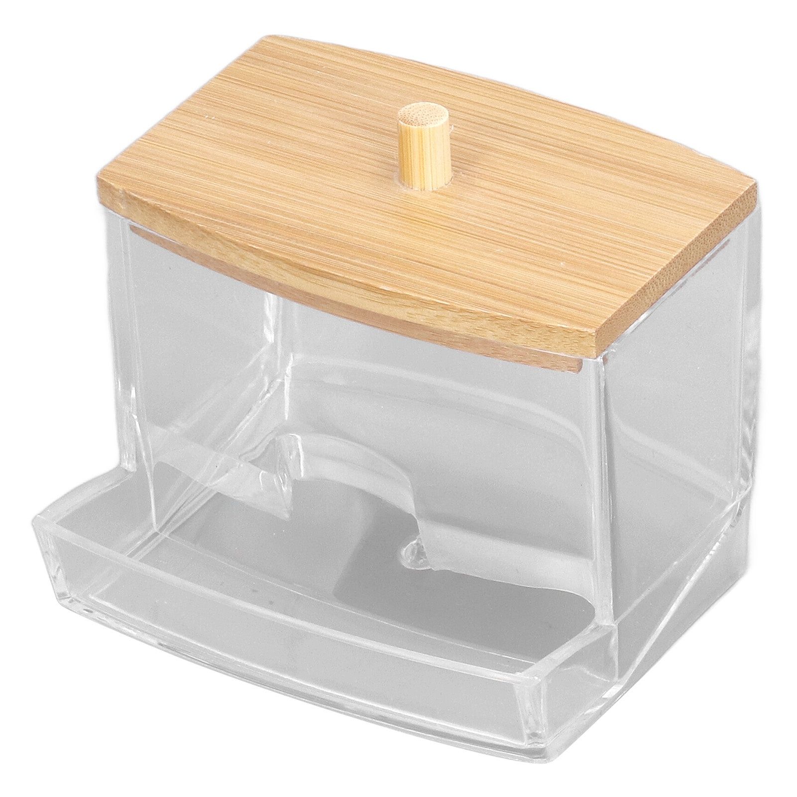 Cotton Swab Box Sturdy Durable Transparent High Smoothness Practical Storage view 4