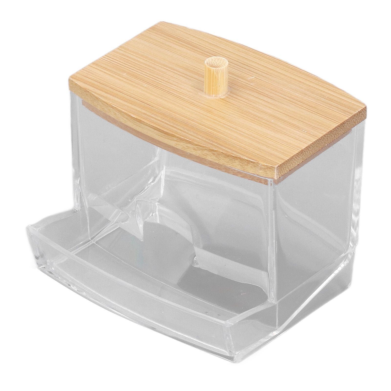 Cotton Swab Box Sturdy Durable Transparent High Smoothness Practical Storage view 6